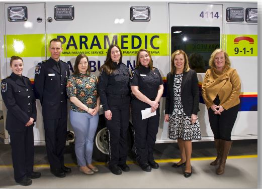 the team at the ambulance station