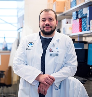 a person in a lab coat
