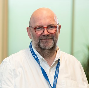 a person in a white shirt