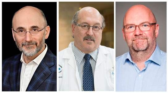 three people are wearing glasses