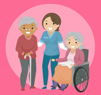 a person in a wheelchair