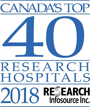 logo for the top 40 research hospitals in canada