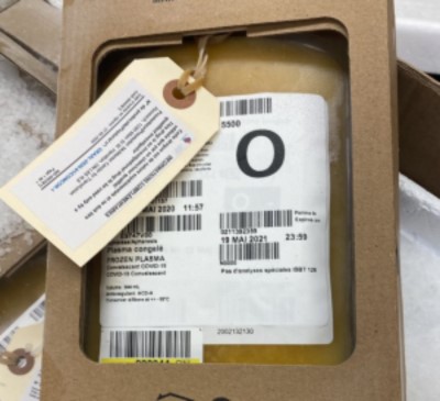 a box with a label on it