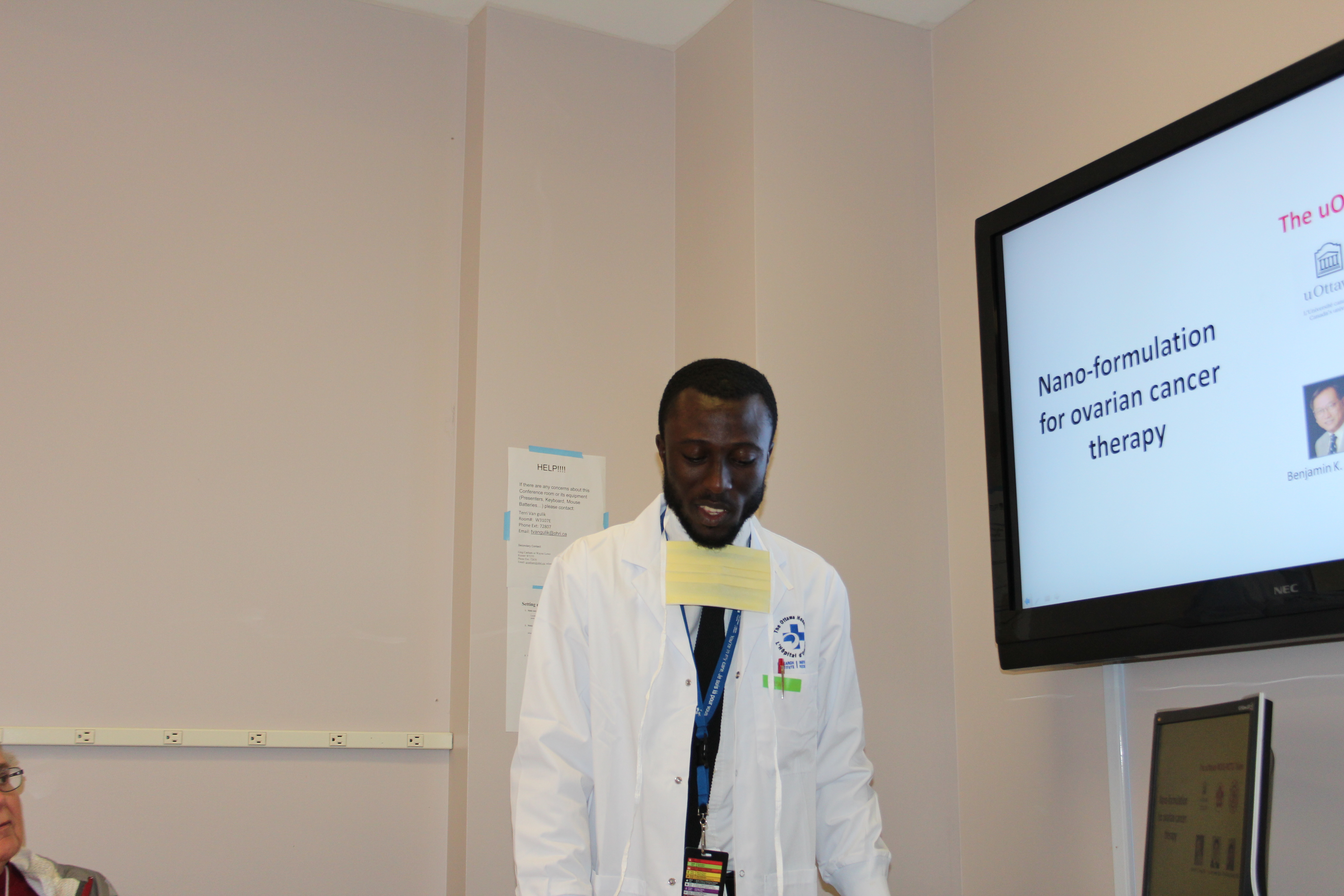 Person in a lab coat