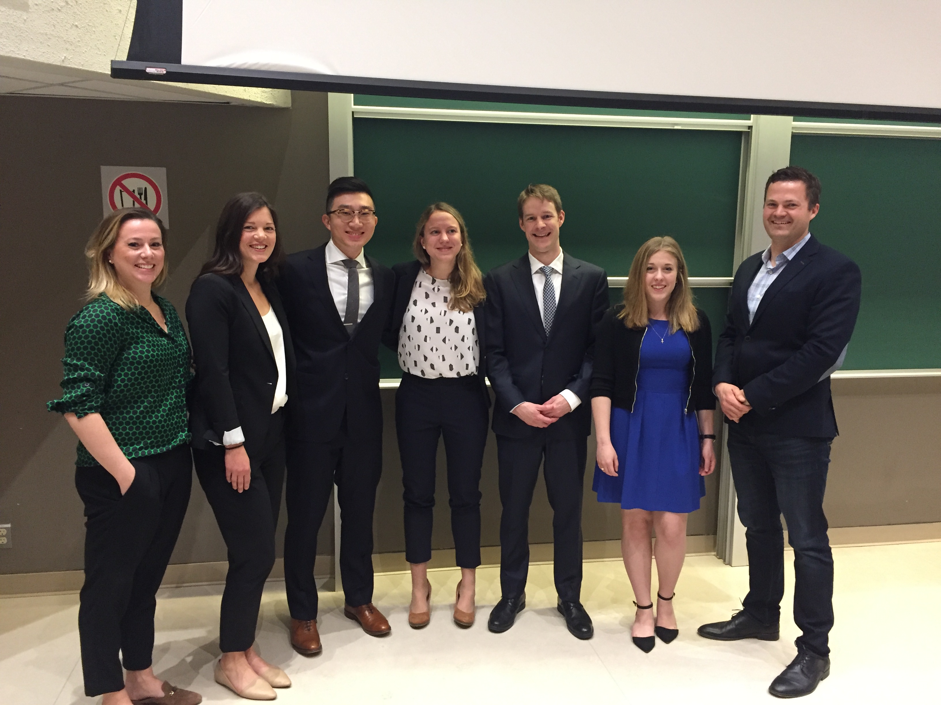 Group of individuals in a professional environment