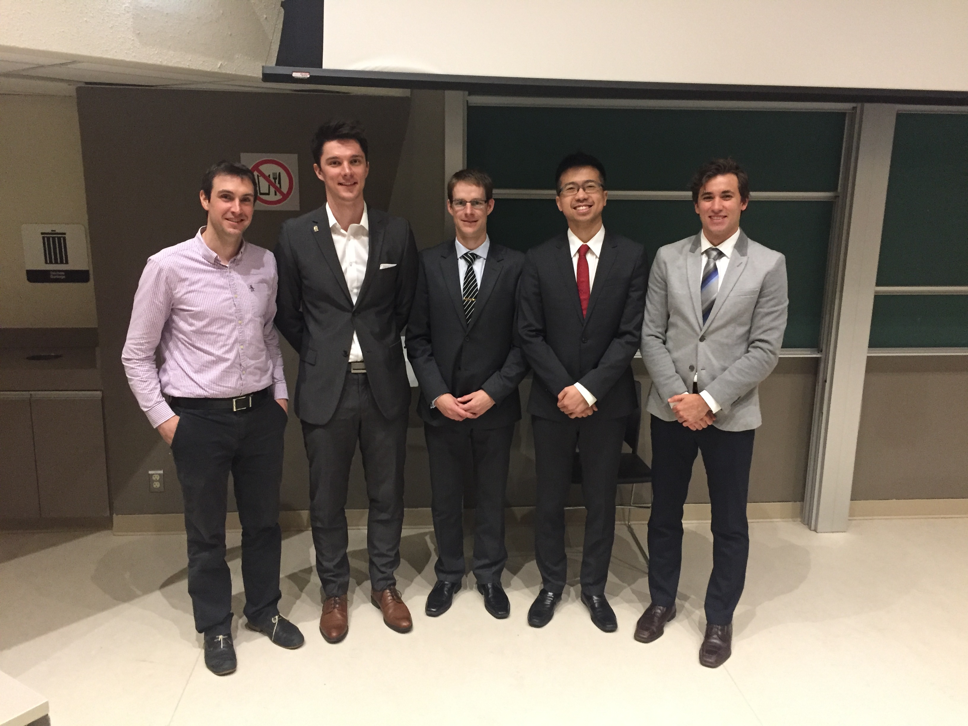 Group of individuals in a professional environment