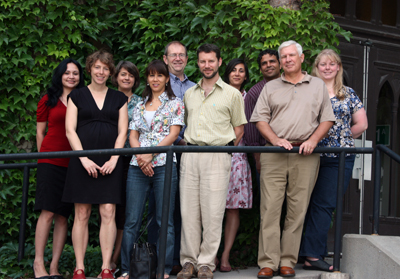 Group photgraph of nine people