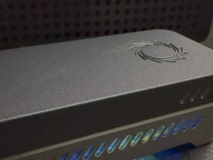 Close Up image of the ONT Minion DNA Sequencer