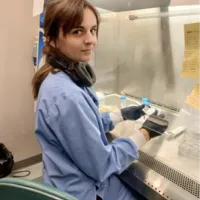 Picture of a lady in a lab