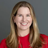 Woman smiles at camera