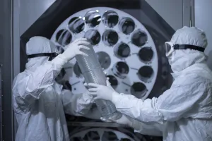 Workers with a bioreactor