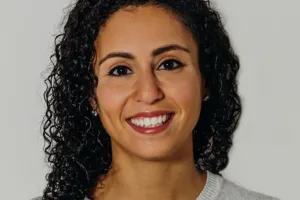 Woman smiling