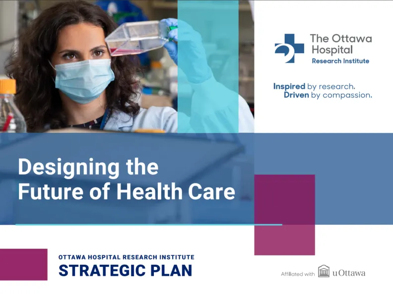 Cover page of the OHRI strategic plan 