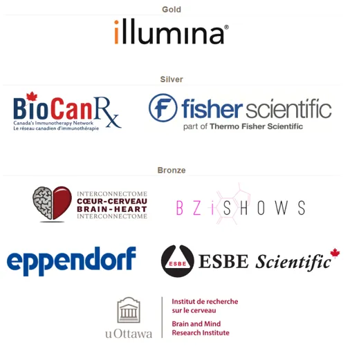 Eight logos of the sponsors for Research Week