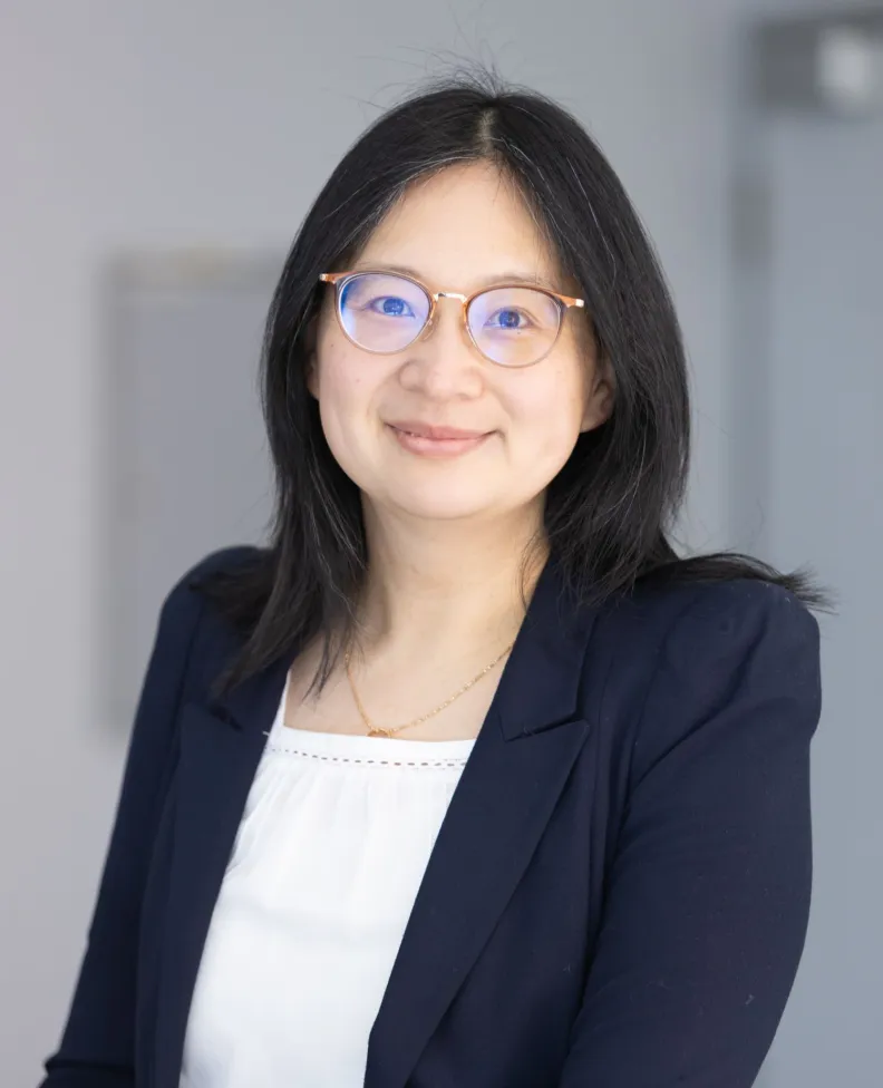 Portrait of woman in a blazer 